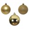 Decoris Decoris Gold Shatterproof Baubles Ornaments 2 in. 20170 - alternate 3